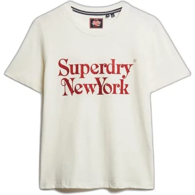 Superdry - Brand Mark T-shirt met relaxte pasvorm - Dames - T-shirts