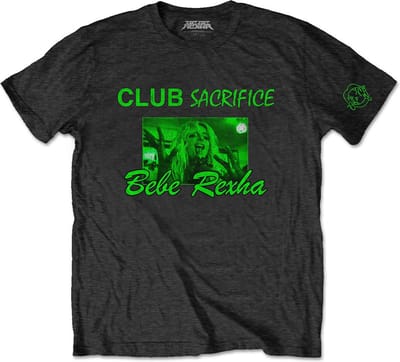 Bebe Rexha - Club Sacrifice Heren T-shirt - S - Zwart