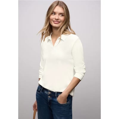 Poloshirt met rits