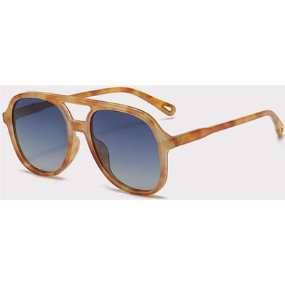 Lunettes de soleil aviateur rétro de haute qualité, durables, pour femmes, hommes, classiques, tendance années 70, aviateur carrés vintage