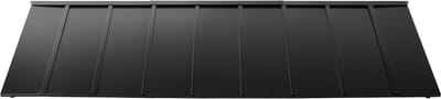 Vast Metaal Luifel 264.2 x 91.4 cm, Venster Luifel Deurluifel, Duurzaam Staal Frame voor Buiten Bescherming Tegen Regen, Sneeuw & Zonlicht Bij Ingangen, Vensters, Veranda's en Balkons