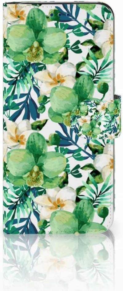 Samsung Galaxy S8 Hoesje Orchidee Groen