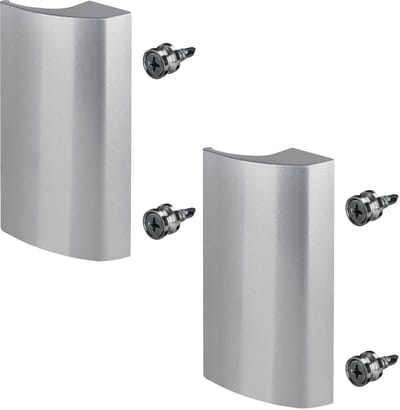 2 x SOTECH balkondeurgreep SEJA II aluminium zilverkleurig 85 x 40 x 20 mm deurgreep terrasdeurgreep
