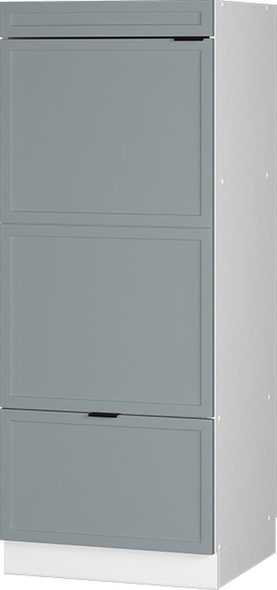 Vicco Hoge kast Fame-Line, Licht blauw-grijs/Wit, 60 cm