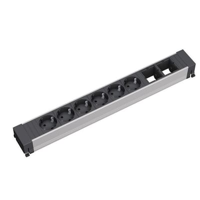 BACHMANN CONFERENCE TOP FRAME X-Large inzetstuk 6x geaard stopcontact 2x ABD
