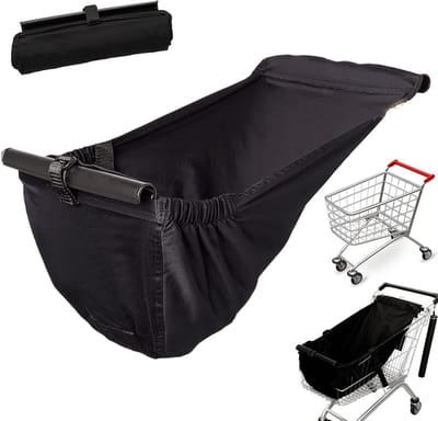 Kinderwagen Hangmat - Zitje Buggy - Comfortabel Reizen - Verstelbaar Ontwerp - 60 x 30 cm - Zwart