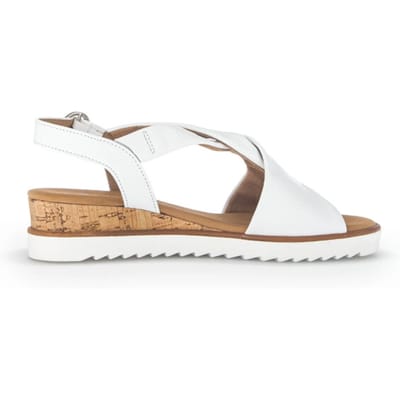 Gabor 751.1 Sandalen - Dames - Wit - Maat 42,5