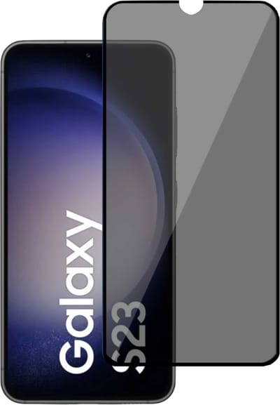 Geschikt voor Samsung S23 Privacy Screenprotector - Privé - Geschikt voor Samsung S23 Screenprotector - Glas