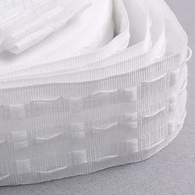 Dailygoods- Gordijnband 12M - Plooiband 7.5CM - Gordijnbinder - Gordijnband voor plooien - Creatief naaien - 100% Polyester