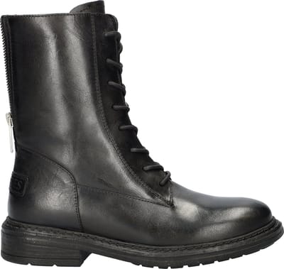 Shabbies Amsterdam - Duck Lacey Leer Zwart - Maat 37
