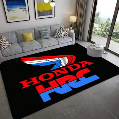 H-Honda tapijt bedrukt mode yogamat antislip tapijt slaapkamerdecoratie buitentapijt slaapkamer verjaardagscadeau 80*120cm