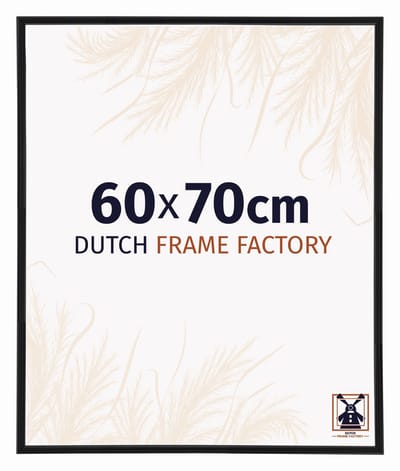 Fotolijst 60x70 cm - Kunststof - Zwart Mat - Angers