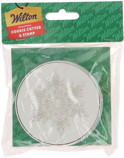 Wilton Koekjes Uitsteker en Stempel Sneeuwvlok - Uitsteekvormpjes Kerst - Koekjes Vorm