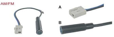Antenne adapter male --> din female
