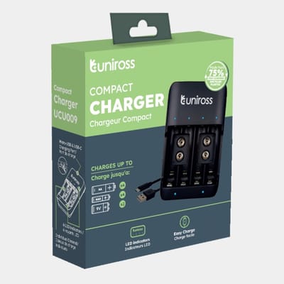 Uniross Standard Compact AA AAA 9V
