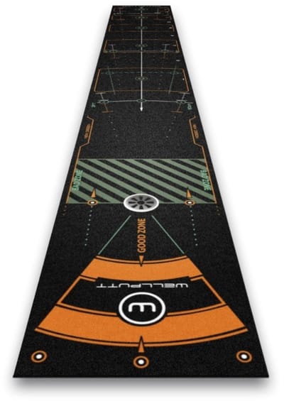 Wellputt 400 x 50 cm Classic Puttingmat - Zwart