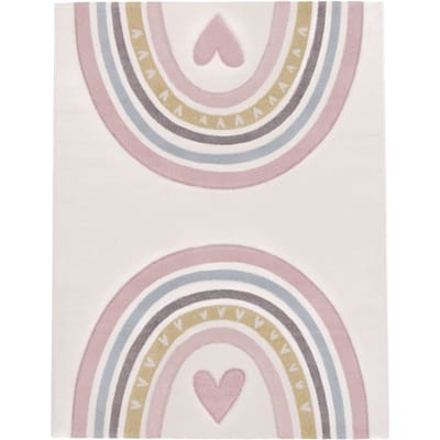 Kindertapijt Kosmos roze 240x340 cm