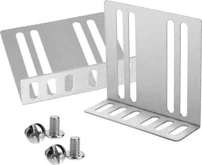 Universele Double DIN Installatiekit voor Autoradio - Metalen Beugel en Schroeven voor Audio Accessoires