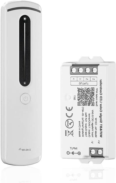 LED controller kit met WiFi - 1-zone 2.4GHz afstandsbediening - helderheid aanpasbaar - eenvoudig te bedienen - ShopVlot