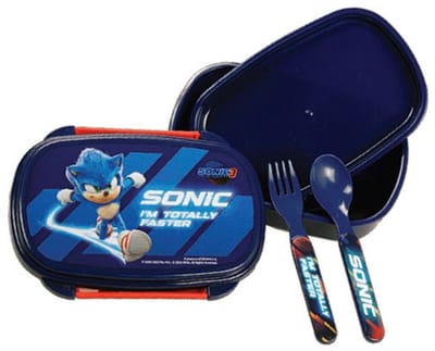 Sonic the Hedgehog Faster Sandwichdoos + Bestekset