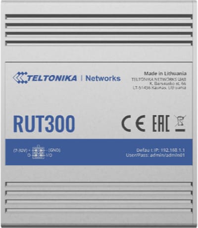 TELTONIKA TK-RUT300 Router Industrieel - 5x RJ45