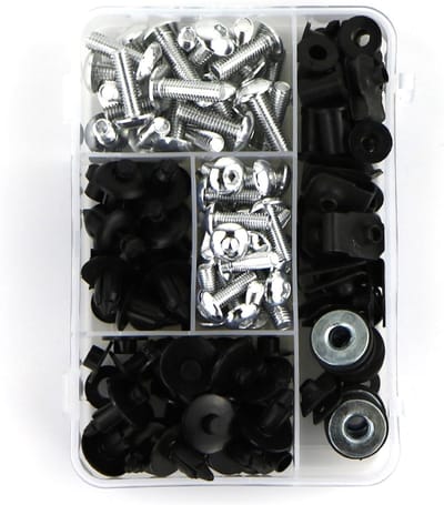 Motorfiets Schroeven - Kuip Bouten - Motor Aanpassen - Aluminium Materiaal - Complete Set - Zilver