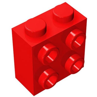 MOC 10 PIÈCES 22885 Modifié 1x2x1 2/3 Kit de Blocs de Construction Présentant des Tenons sur les Côtés Briques Jouet Axé sur l'Apprentissage Anniversaire Enfant Enfant
