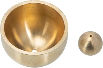 Koperen Bel Accessoire - Windgong Onderdeel - DIY Decoratie Maken - Duurzaam Koper Materiaal - 3 Stuks - Goud