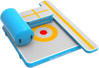 MMS Beweegbundel – 5-delige Opblaasbare Gymset met AirTrack – Incl. Beweegkaarten, Pomp & Draagtas