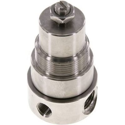 Drukregelaar G1/4'' 350l/min 0.1-1.5bar/1-22psi Roestvrij staal