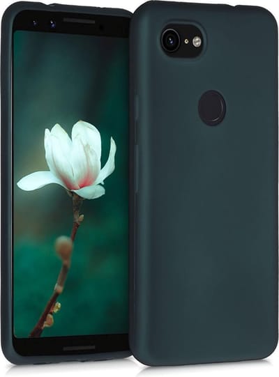 kwmobile telefoonhoesje geschikt voor Google Pixel 3a - Hoesje voor smartphone - Back cover in metallic petrol