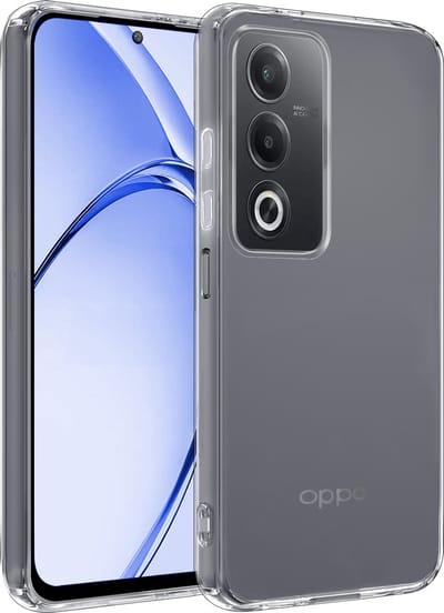 Hoesje - Geschikt voor OPPO A80 - Sterk & Shockproof - Siliconen Case - Hoes Cover - Telefoonhoes - Transparant