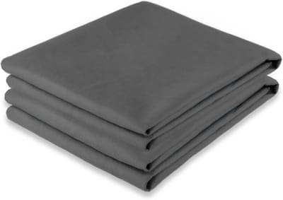Reishanddoek Dubbelpak - Sporthanddoek Lichtgewicht - Outdoor Activiteiten - Sneldrogend Absorberend - 90 x 180 cm - Antraciet