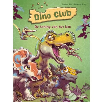 Dino club - De koning van het bos Kleurboeken