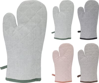 Ovenhandschoen 32x16cm 4 ass. kleur