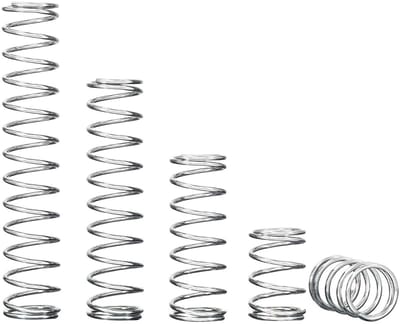 10 Stuks Mini Rvs Veertjes, Vervangingsveren voor Reparatie, 0.7 x 6 x 20mm Compressieveren voor Mechanische Toepassingen