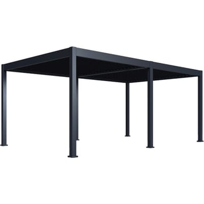 Paragon Outdoor Aluminium Paviljoen Grand Tuscan Lamellendak - 4x6 meter