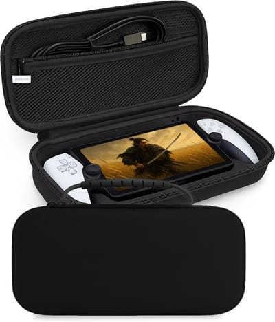 Hoes Geschikt voor PlayStation Portal Case Hoesje - Bescherm Hoes Geschikt voor PlayStation Portable Hoes Hard Cover - Zwart