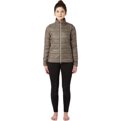 Horze Natalie Jas met afneembare mouwen, dames, Dark Navy (new patches), 34