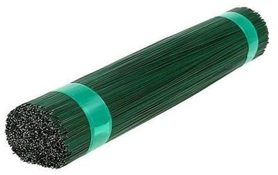 Steekdraad Groen - Bloemdraad Knutseldraad - Bloemen Schikken - Flexibel Metaal - 280 mm - Groen