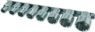 NEO Serie - Spline Dopsleutelset - 1/2" - 8 Stuks