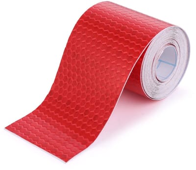 Dailygoods - Prasacco Veiligheid reflecterende tape voor auto's, 2 "x 10ft waterdichte hoge zichtbaarheid waarschuwing veiligheid plakband outdoor reflecterende stickers boten reflector borden voor auto