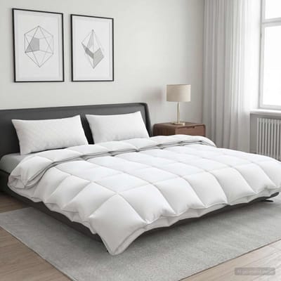 vidaXL - Dekbed - FULDA - 200 - x - 200 - cm - 4 - seizoenen - 310 - GSM - 90% - Gansendons