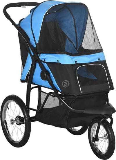 Equivera Hondenbuggy - Honden Buggy - Hondenbuggy's - Hondenbuggy All Terrain - Hondenbuggy Comfort - Hondenwagen - Kinderwagen voor Hond - Kinderwagen voor Honden