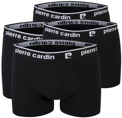 Pierre Cardin - Heren Onderbroeken 4-Pack - 95% Katoen - Boxershort - Zwart - Maat M