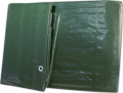 Groene Beschermzeil 3 x 4 m - Weefzeil 100 g/m², Weerbestendig en Sterk
