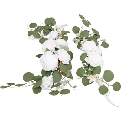 Bruiloftsboog Bloemen voor Welkomstborden Kunstmatige Bruiloftsboog Bloemenkrans Arrangement Achtergrond Decoratie 18255