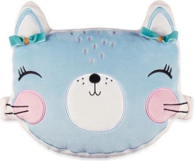 Sierkussen - Junior Wit/roze - Wit En Roze - 35 Cm X 25 Cm