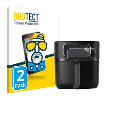 BROTECT - Screenprotector voor Philips Airfryer HD9876/90 - Folie Beschermfolie matte 2 Stuks