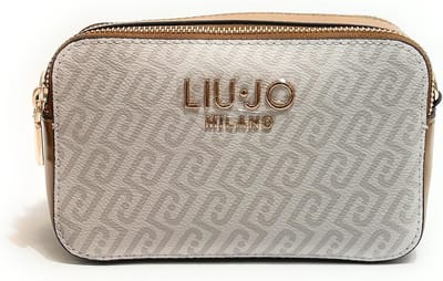 Compacte Schoudertas - Camera Tas - Dagelijks Gebruik - Verstelbare Riem - 18 x 11.5 cm - Lichtgrijs Bruin